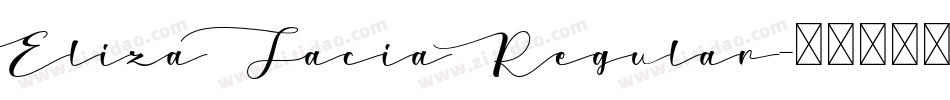 Eliza Facia Regular字体转换